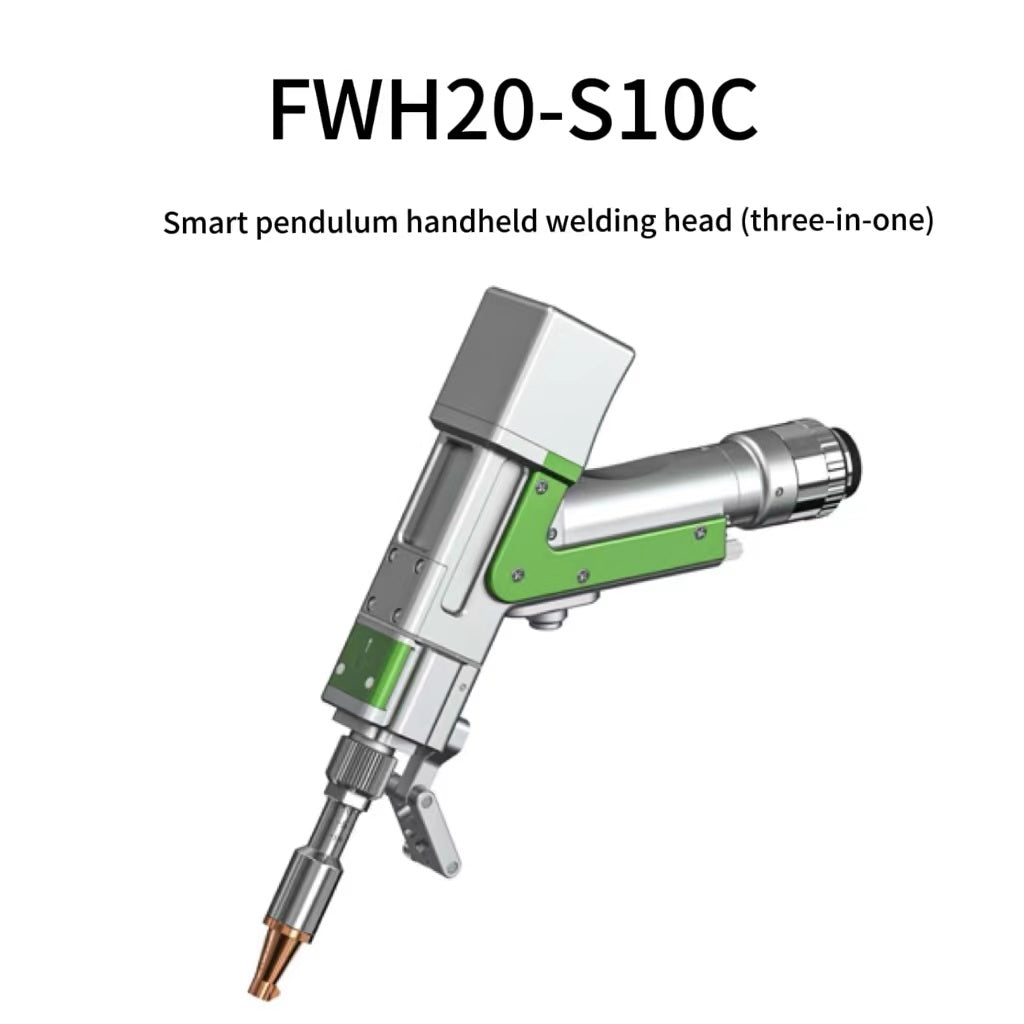 Laser welding head intelligent swing-type handheld welding head (four-in-one) can be switched between welding, cutting and cleaning FWH20-S10C