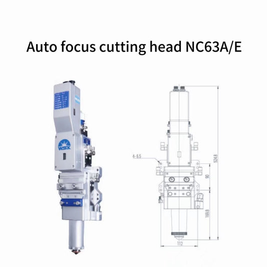 Laser cutting head, automatic focusing cutting head, plane cutting, high power cutting headNC63A/E