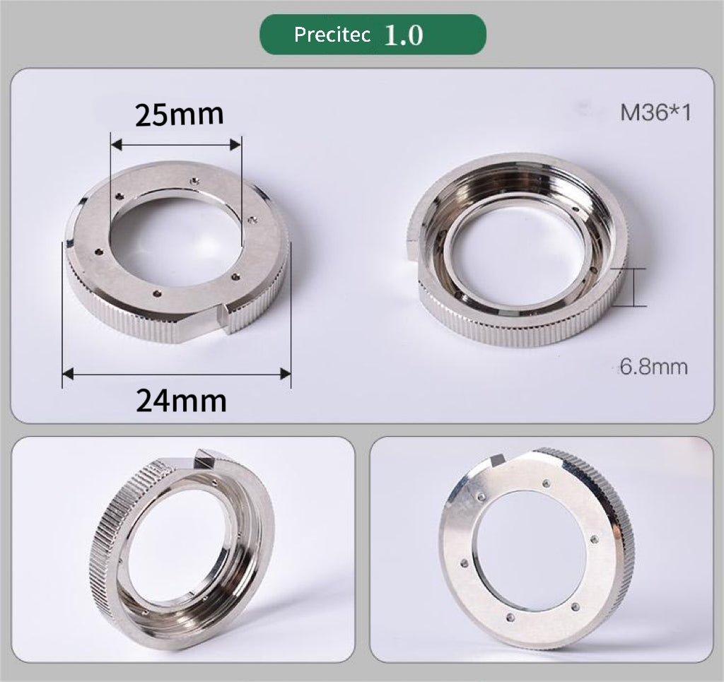 Laser Lock Ring for Precitec Raytools WSX Fiber Laser Head Ceramic Lock Ring Fastening Nut