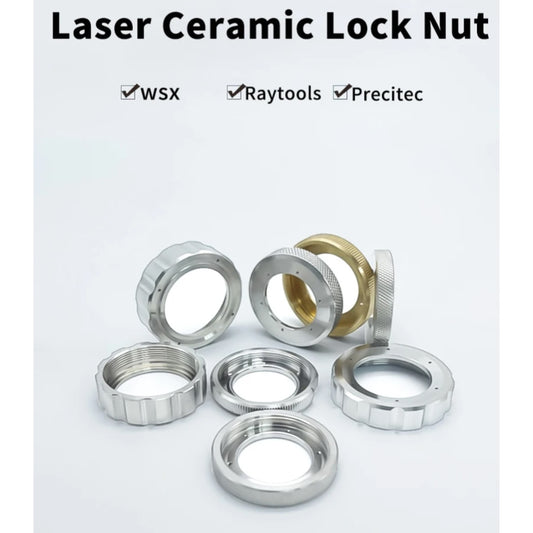 Laser Lock Ring for Precitec Raytools WSX Fiber Laser Head Ceramic Lock Ring Fastening Nut