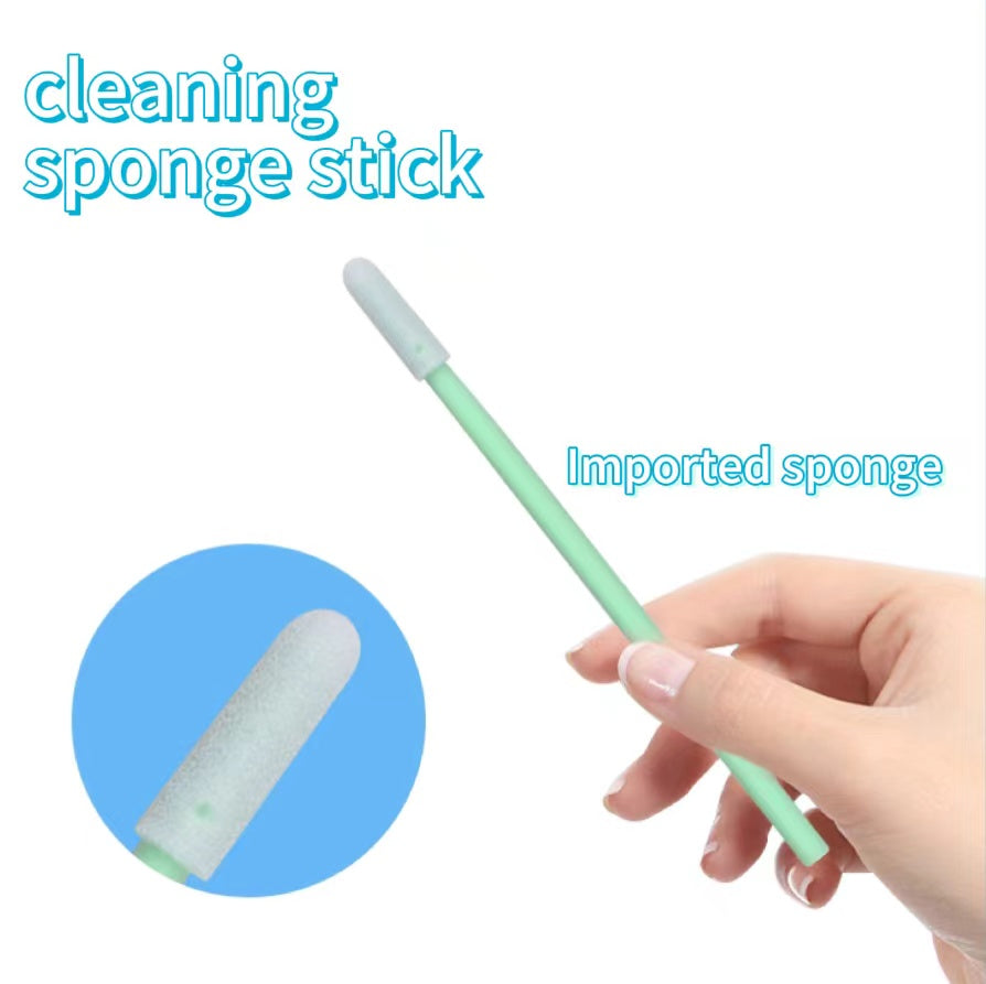 Laser machine lens dust-free purification cotton swab laser head focusing lens protective lens wiping stick cleaning non-woven cotton swab