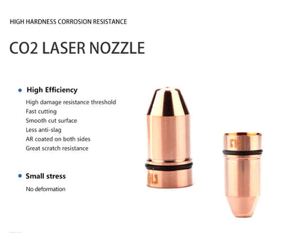 Laser equipment accessories Laser nozzle Copper double-layer bullet nozzle for laser cutting machine