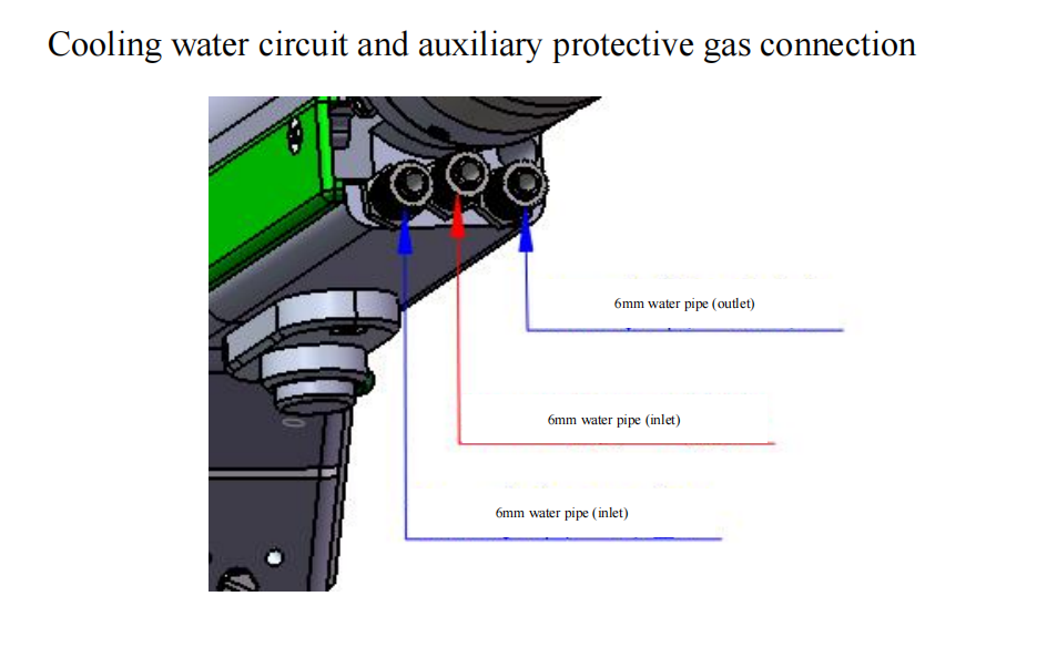 Laser welding head intelligent swing-type handheld welding head (four-in-one) can be switched between welding, cutting and cleaning FWH20-S10C