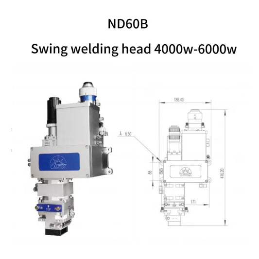 Laser welding head ND60B swing welding head 4000w-6000w