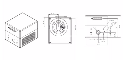 12C Cost-effective general-purpose laser scanning galvanometer 12C 1064/12C10600