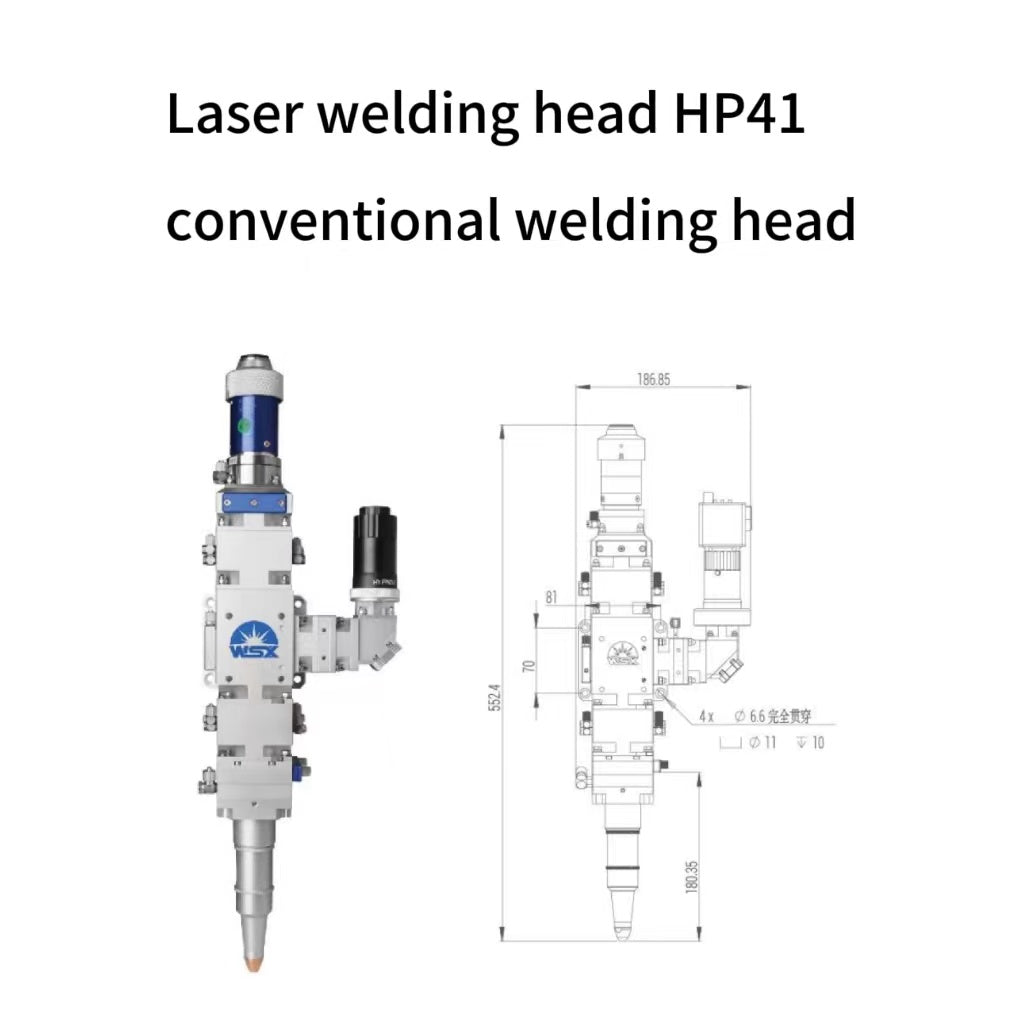 WSX fiber laser welding head HP41 conventional welding head fiber welding head 4000W