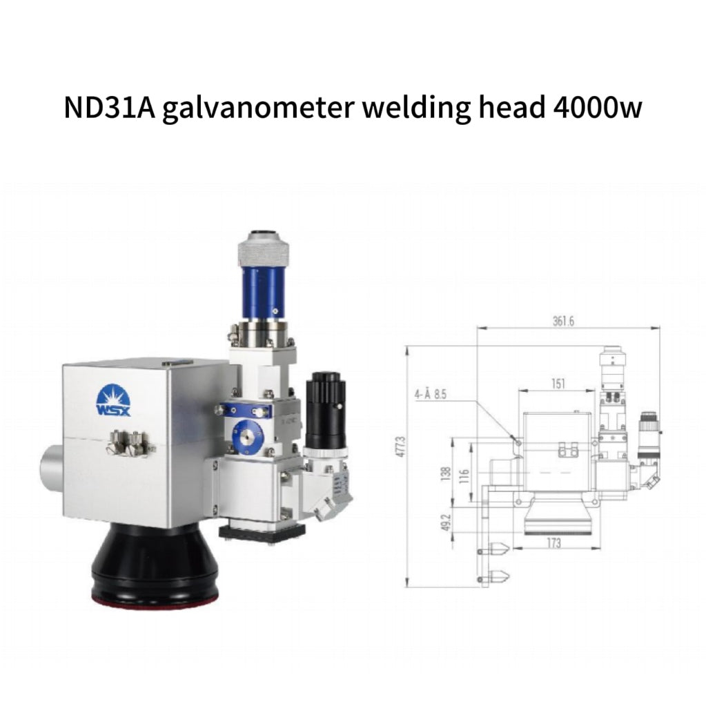 Laser welding head ND31A Galvanometer welding head