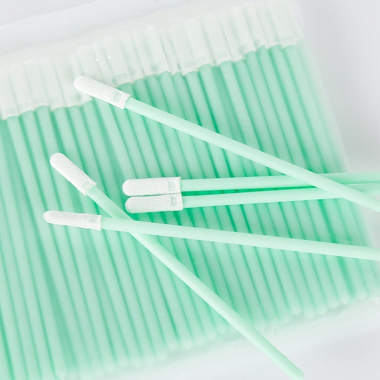 Laser machine lens dust-free purification cotton swab laser head focusing lens protective lens wiping stick cleaning non-woven cotton swab