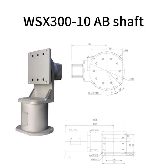 Laser cutting head AB axis, multiple external cutting heads, high power cutting head AB axis high precision WSX300-10