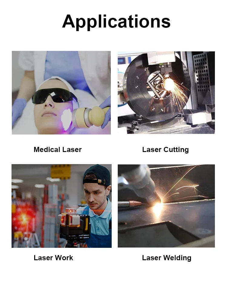 Laser protective plate Protective glass Fiber laser cable Laser protective window marking and cutting machine welding