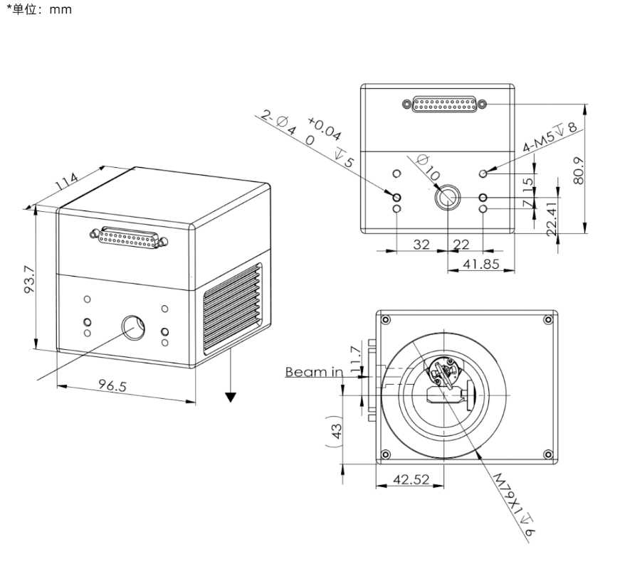 10C series high cost-effective universal laser scanning galvanometer 10C355/10C1066 single and double red light